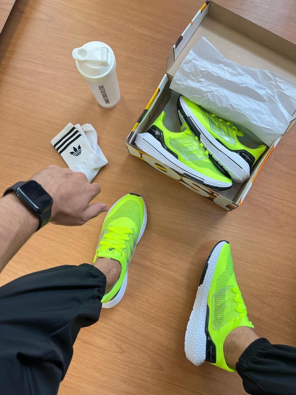 Ultra boost verde limão
